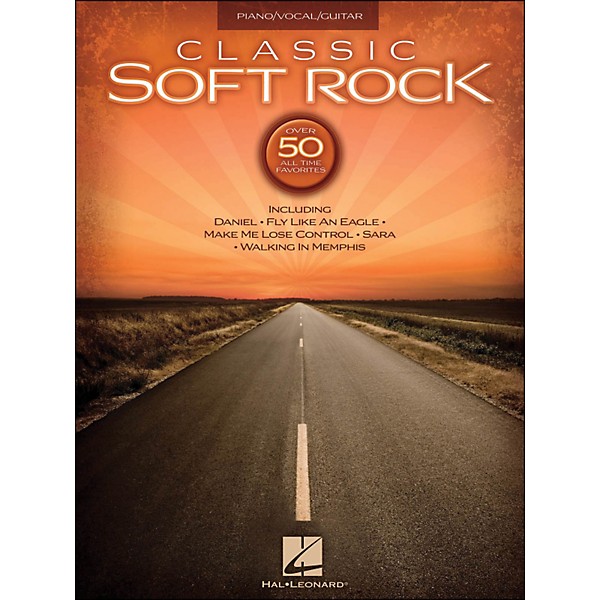 Hal Leonard Classic Soft Rock arranged for piano, vocal, and guitar (P/V/G)