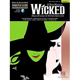 Hal Leonard Wicked Piano Play-Along Vol 46 Book/CD arranged for piano, vocal, and guitar (P/V/G)