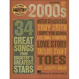 Hal Leonard The 2000s Country Decade Series arranged for piano, vocal, and guitar (P/V/G)