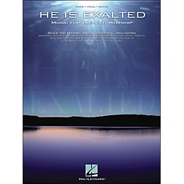 Hal Leonard He Is Exalted - Music for Blended Worship arranged for piano, vocal, and guitar (P/V/G)