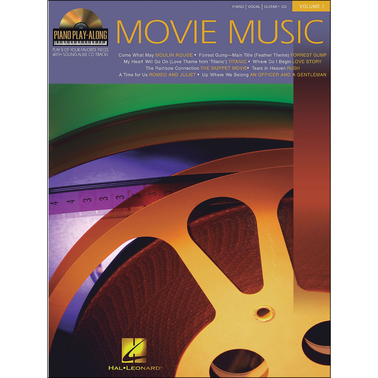 Hal Leonard Movie Music Piano Play Along Volume 1 Book Cd Arranged For Piano Vocal And Guitar P V G Guitar Center