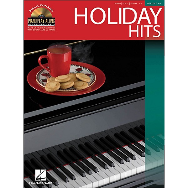 Hal Leonard Holiday Hits Volume 49 Book/CD Piano Play-Along arranged for piano, vocal, and guitar (P/V/G)