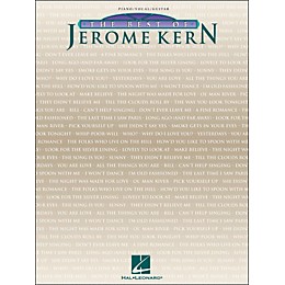 Hal Leonard The Best Of Jerome Kern arranged for piano, vocal, and guitar (P/V/G)