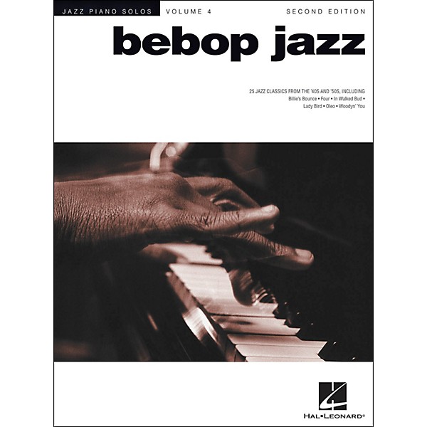 Hal Leonard Bebop Jazz Piano Solos