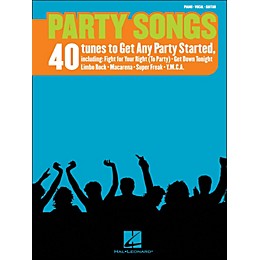 Hal Leonard Party Songs 40 Tunes To Get Any Party Started arranged for piano, vocal, and guitar (P/V/G)