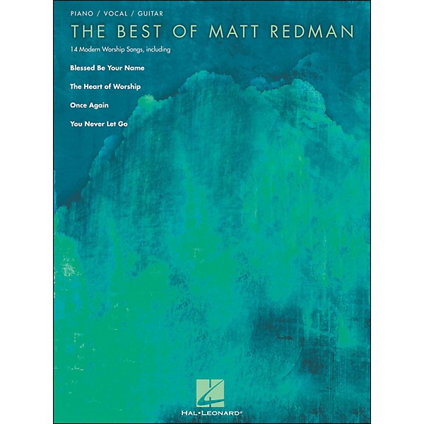Hal Leonard The Best Of Matt Redman arranged for piano, vocal, and guitar (P/V/G)