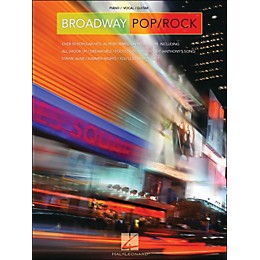 Hal Leonard Broadway Pop/Rock arranged for piano, vocal, and guitar (P/V/G)