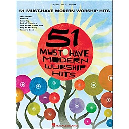 Hal Leonard 51 Must-Have Modern Worship Hits arranged for piano, vocal, and guitar (P/V/G)