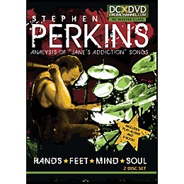 The Drum Channel Stephen Perkins Hands Feet Mind Soul 2 DVDs