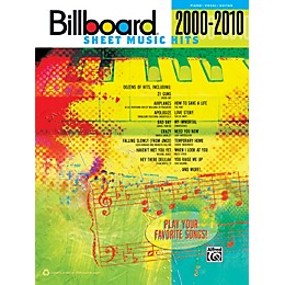 Alfred Billboard Sheet Music Hits 20002010 PVC
