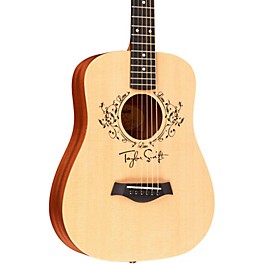 Taylor Taylor Swift Signature Baby Taylor Left-Handed Acoustic Guitar Natural 3/4 Size Dreadnought