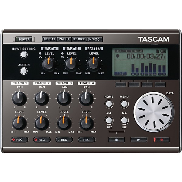 TASCAM DP-004 Portable 4-track Digital Multi-track Recorder