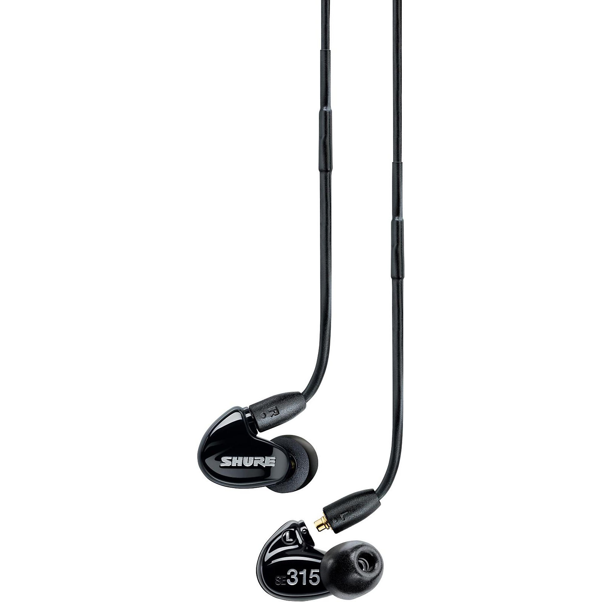 Shure SE315 Sound Isolating Earphones Black | Guitar Center