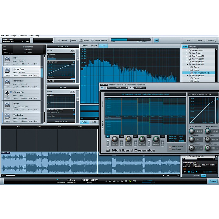 presonus studio one software system requirements