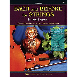 KJOS Bach And Before for Strings Str Bass