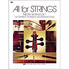 KJOS All for Strings 1 Theory Workbook Viola