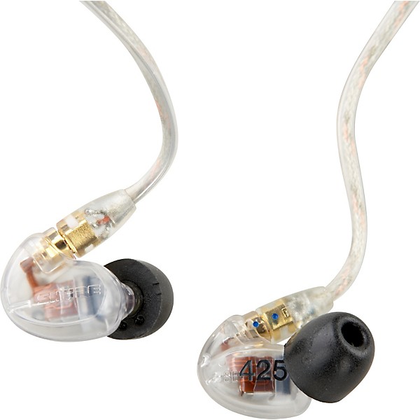 Open Box Shure SE425 Sound Isolating Earphones Level 1 Clear