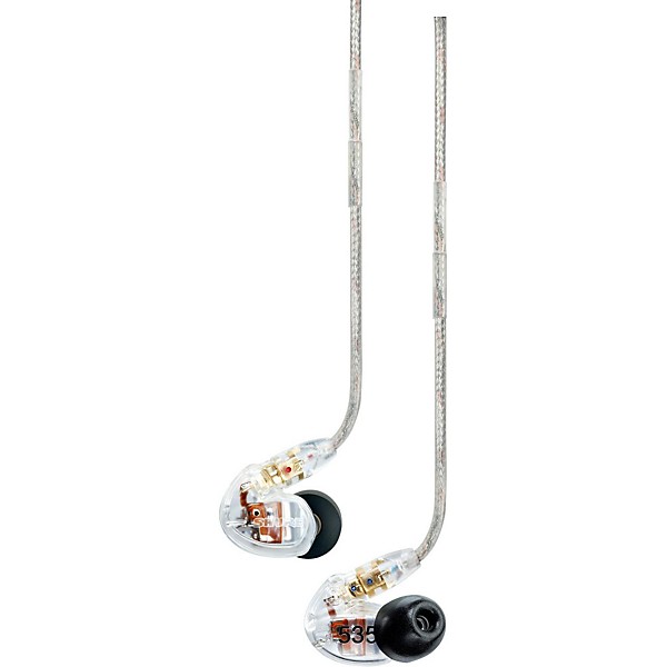 Shure SE535 Sound Isolating Earphones Clear | Guitar Center