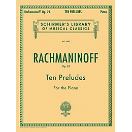 G. Schirmer 10 Preludes Op 23 Piano By Rachmaninoff