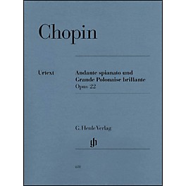 G. Henle Verlag Andante Spianato And Grande Polonaise Brillante E Flat Major Opus 22 By Chopin