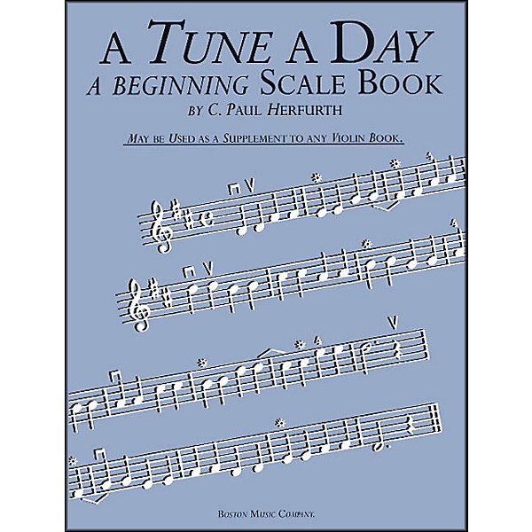 Music Sales A Tune A Day Beginning Scale Book Violin