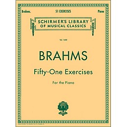 G. Schirmer 51 Exercises for Piano 51 By Brahms