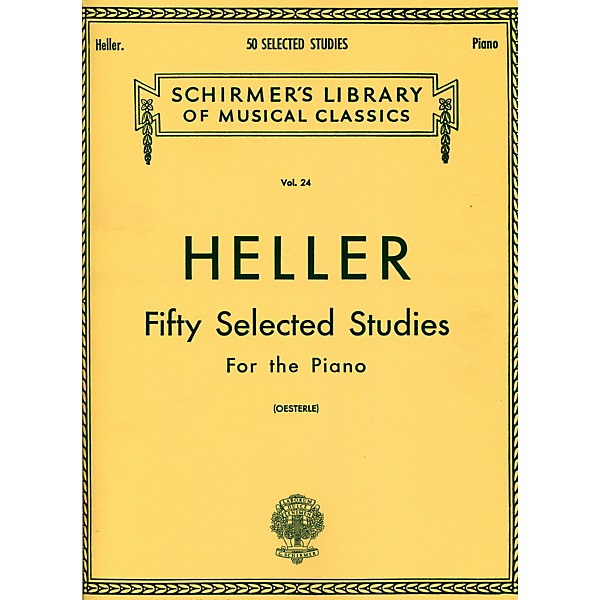 G. Schirmer 50 Selected Studies for Piano By Heller