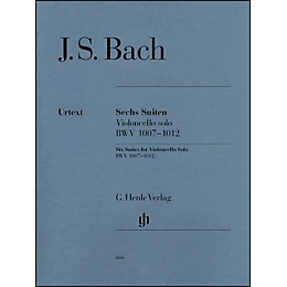 G. Henle Verlag 6 Suites for Violoncello Solo BWV 1007-1012 By Bach