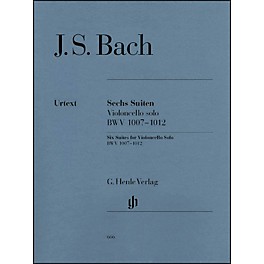 G. Henle Verlag 6 Suites for Violoncello Solo BWV 1007-1012 By Bach