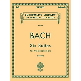 G. Schirmer 6 Suites for Unaccompanied Violoncello Bwv1007-1012 By Bach