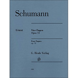 G. Henle Verlag 4 Fugues Op. 72 Piano Solo By Schumann