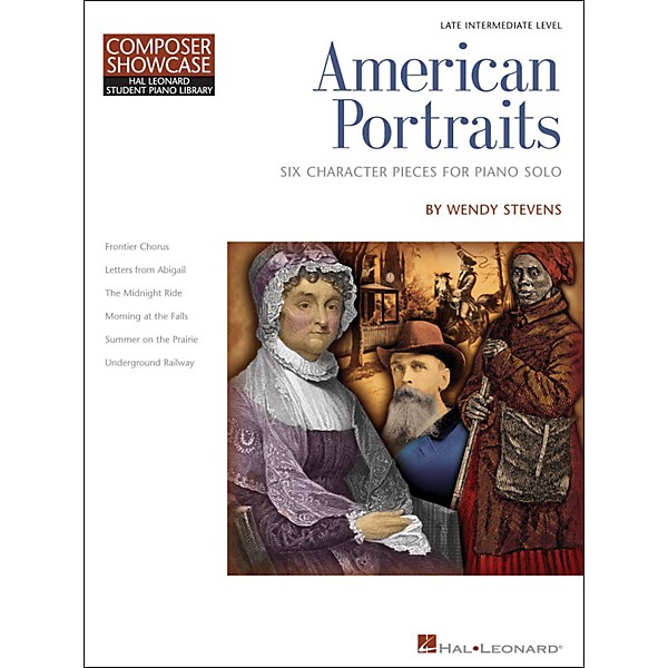 Hal Leonard American Portraits - Six Character Pieces for Piano Solo - Composer Showcase Intermediate