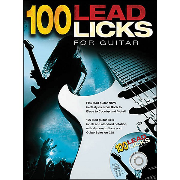 Music Sales 100 Lead Licks for Guitar (Book/CD)