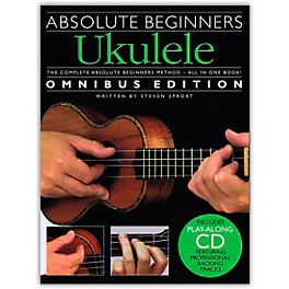 Music Sales Absolute Beginners Ukulele - Books 1 & 2 with CD