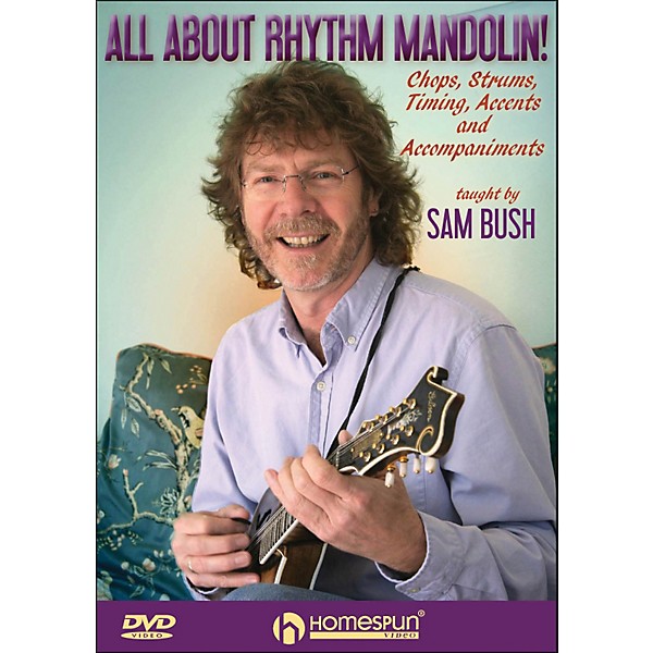 Homespun All About Rhythm Mandolin Chops Strums Timing Accents And Accompaniments DVD