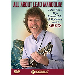 Homespun All About Lead Mandolin Fiddle Tunes Rags Waltzes Solos And Variations DVD