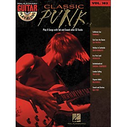 Hal Leonard Classic Punk Guitar Play- Along Volume 102 Book/CD