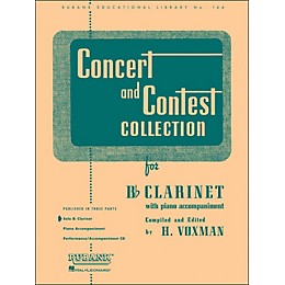 Hal Leonard Concert And Contest Collection for B Flat Clarinet Solo Part Only