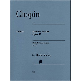 G. Henle Verlag Ballade In A-Flat Major Op. 47 Piano Solo By Chopin / Mullemann