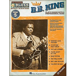 Hal Leonard B.B. King - Blues Play-Along Volume 5 Book/CD