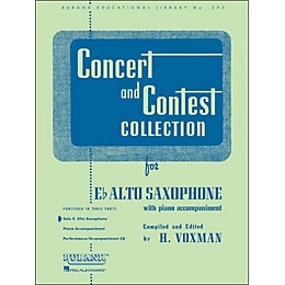 Hal Leonard Concert And Contest Collection E Flat Alto Saxophone Solo Part Only