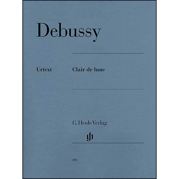G. Henle Verlag Clair De Lune By Debussy