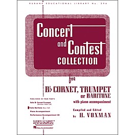 Hal Leonard Concert And Contest Collection for Baritone B.C. Solo Part Only