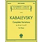 G. Schirmer Complete Variations Op 40 Op 51 Op 87 By Kabalevsky thumbnail