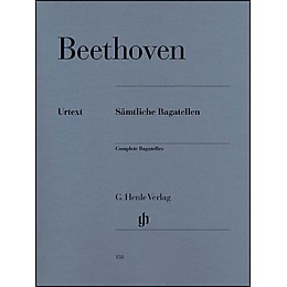 G. Henle Verlag Complete Bagatelles By Beethoven