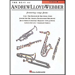 Hal Leonard Best Of Andrew Lloyd Webber for Violin