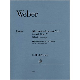 G. Henle Verlag Clarinet Concerto No. 1 in F minor, Op. 73 By Weber