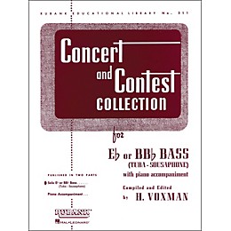 Hal Leonard Concert And Contest Collection for E Flat Or Bb Flat Bass Tuba Solo Part Only