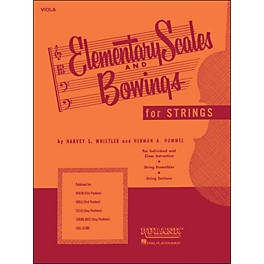 Hal Leonard Elementary Scales And Bowings - Viola