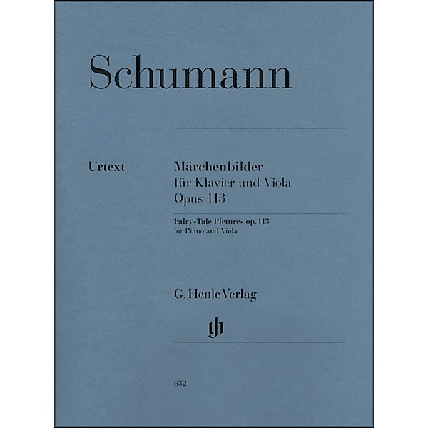 G. Henle Verlag Fairy-Tale Pictures Opus 113 Piano And Viola By Schumann